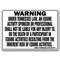 Signmission 14 in Height, 10 in Width, Plastic, 10" x 14", WS-Tennessee Equine WS-Tennessee Equine - alternate 1